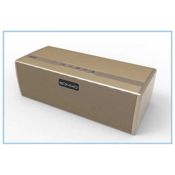 Wholesale Super Bass Portable Bluetooth Speaker 323 (Champagne Gold)